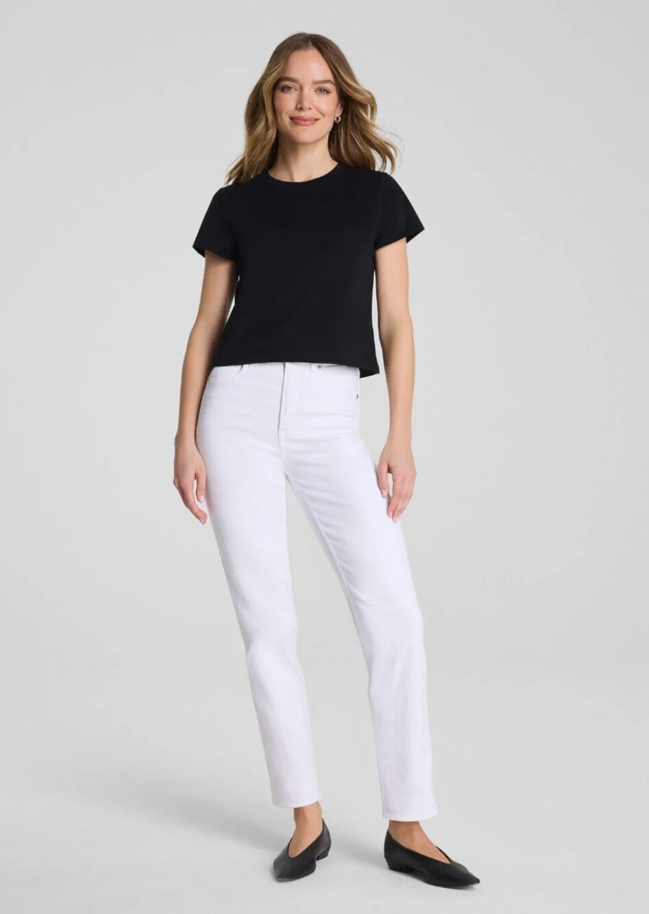 KATIENYC NWT Spanx Shape Authentic 360 90s Straight Leg Jeans size 2X in White